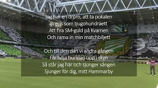 Jag har en dröm att ta pokalen [upl. by Llerehc620]