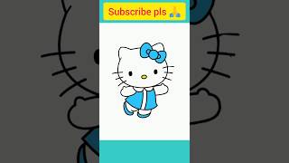 How to Draw Hello Kitty shorts [upl. by Torras]