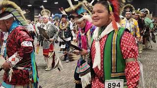 Grand Entry l Sat Choctaw Durant Powwow 2024 [upl. by Nafis149]