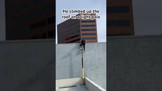 He climbed up the roof funny [upl. by Niarbo]