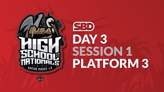 2024 USAPL High School Nationals  Day 3  Session 1  Platform 3 [upl. by Long114]