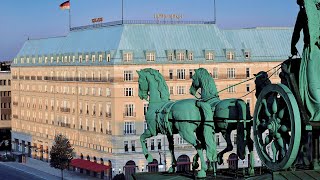 Adlon Kempinski Berlin  Germanys most famous hotel full tour in 4K [upl. by Edmon]