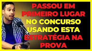 Como Ele Estudou Passou e Foi Aprovado no Concurso Público com essa Estratégia [upl. by Aleksandr]