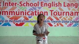 Declamation Contest  Finalist 04 [upl. by Karleen]