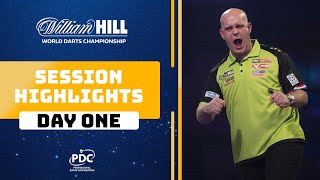 Van Gerwen survives scare  Day One Highlights  201920 World Championship [upl. by Angus]