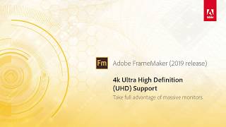 Support for highresolution displays – Adobe FrameMaker 2019 release [upl. by Nnahgaem]