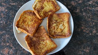 French Toast Recipe Without Milk [upl. by Omrelliug]