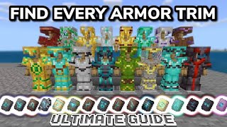 Ultimate Guide All 19 Armor Trims amp Their Locations In Minecraft 121 [upl. by Eseuqcaj]