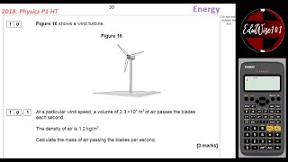 AQA GCSE 2018 Paper 1  Q10 Higher Tier Past paper Questions walk through Energy Revision [upl. by Kciwdahc]