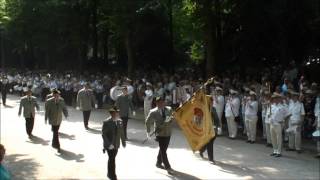 Schützenzug Düsseldorf 20130714 Parade Video 2 [upl. by Ehtyaf]