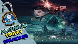 HOGWARTS LEGACY PLATINUM TROPHY UNLOCKED  ALL TROPHIES EARNED  MINI TROPHY GUIDE [upl. by Aisac]