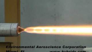 Environmental Aeroscience  Aerospike Nozzle Solid Rocket Motor Static Firing [upl. by Assenahs]