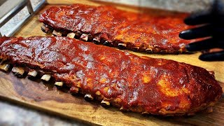 COSTILLAS de CERDO al HORNO con SALSA de BBQ  El TRUCO para que queden TIERNAS y JUGOSAS🍖 [upl. by Correna402]