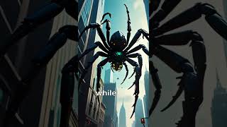 Courage in the Insect World Spider vs Grasshopper story youtubeshorts animation aiart shorts [upl. by Leesen]