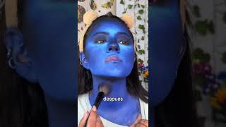 MYSTIQUE XMEN💙👁️ día 22 de 31 maquillaje de halloween mystique xmen marvel women makeup [upl. by Annenn497]