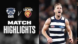 Geelong Cats v Brisbane Lions Highlights  Preliminary Final 2022  AFL [upl. by Eoz]