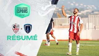 CHALLENGE ESPOIRS  Résumé AC Ajaccio 10 Paris FC [upl. by Rawlinson]