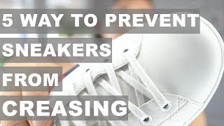 How to prevent getting creases in shoes  Gucci ace sneaker care [upl. by Gar]