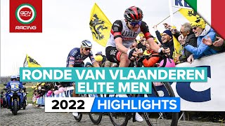 Giro delle Fiandre 2022 Uomini Elite Highlights [upl. by Valsimot]