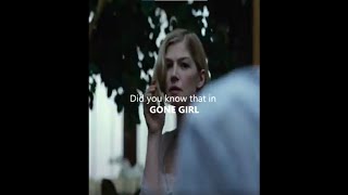 Did you know that in GONE GIRL  FactCat gonegirl benaffleck rosemundpike davidfincher Shorts [upl. by Ubald]