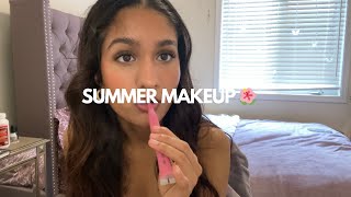 SUMMER GRWM 🌺  makeup tutorial [upl. by Halueb]