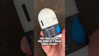 CARA PAKAI PERSPIREX ANTIPERSPIRANT YANG BENAR [upl. by Romito]