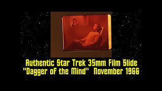 Authentic Star Trek 35mm Film Slide from season 1 quotDagger of the Mindquot [upl. by Neelie134]