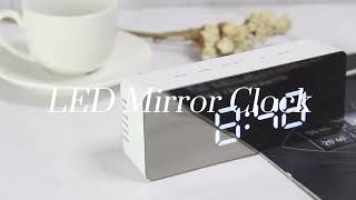 LED Mirror Alarm Clock [upl. by Chura]