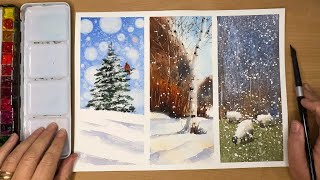 Easy Watercolor Painting Ideas for Beginners Step by Step Tutorial [upl. by Marjorie]