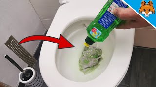 Toilet clogged Dump THIS into your Toilet to unclog it in SECONDS 💥 [upl. by Weiner580]