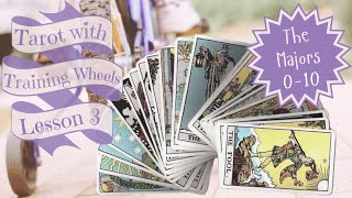 Tarot for Beginners  Major Arcana 010  Tarot with Training Wheels Lesson 3  Tarot 101 [upl. by Nowahs122]