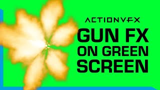 Free Green Screen Bullet Hits and Muzzle Flash Effects  Gun VFX Stock Footage Download [upl. by Yellac]