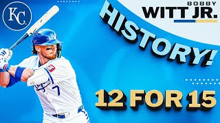 Bobby Witt Jr MAKES HISTORY to open the second half for the Royals [upl. by Nelag]