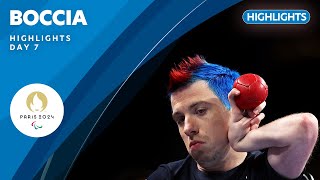 🧑‍🦽 Boccia Highlights  Day 7  Paris 2024 Paralympic Games [upl. by Patnode232]