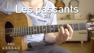 les passants  gypsy style  chord lesson with tab [upl. by Itnaihc928]