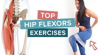 4 POWERFUL Hip Flexor Strengthening Exercises for Strong Hips [upl. by Ahsiuqet147]