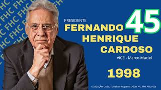 ARQUIVO ELEITORAL Jingle Fernando Henrique Cardoso 45 “ Levanta mão e vamos lá ” ELEIÇÕES 1998 [upl. by Mallis]