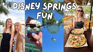 TRIP ANNOUNCEMENT An Empty Disney Springs Tour Walkthrough Ghirardellis Blaze Pizza amp Shopping [upl. by Soule]