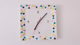 Tuto déco horloge originale avec feutres edding [upl. by Robison220]