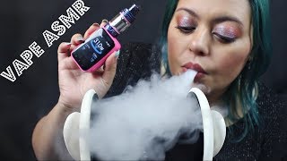 ASMR  CLOUD THERAPY Vaping into Your Ears 3Dio Whispers Pt 2 [upl. by Itaws]