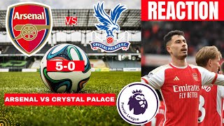 Arsenal vs Crystal Palace 50 Live Stream Premier League EPL Football Match Score Highlights Gunners [upl. by Ahsieym90]