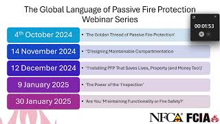 The Golden Thread of Passive Fire Protection  4 October 2024 [upl. by Neela]