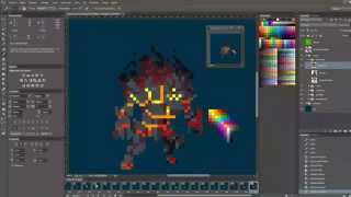 Duelyst  Dark Harbinger pixel creation [upl. by Ahtiuqal]