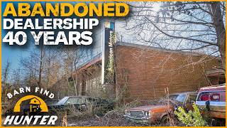 Dealership Abandoned 40yrs Ago Collier Motors AMC Private Tour  Barn Find Hunter [upl. by Riatsila]