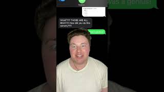 Texting Random Numbers📱😂 I’m A GENIUS🤓 comedy funny text prank questionai [upl. by Anirahtak]