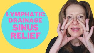 Lymphatic Drainage Massage for Sinus Fast Relief [upl. by Zandt]