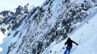 Pointe eales col des courtes à ski [upl. by Adamis587]