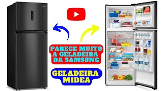 MAIS UMA NOVIDADE NO MERCADO  Geladeira Midea Duplex 463L  Cor Preta Frost Free  Linda e Moderna [upl. by Aikaz]