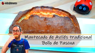 Cómo se hace el MANTECADO de AVILÉS receta tradicional   EL MEJOR BOLLO de PASCUA 🐞👌 [upl. by Alena]