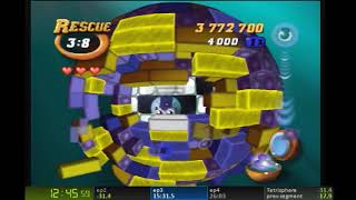 Tetrisphere N64 Rescue Speedrun  21305 [upl. by Millwater586]